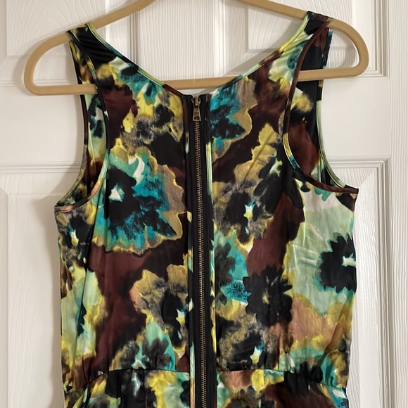 Cynthia Steffe Dress Flowers Green - Picture 7 of 11